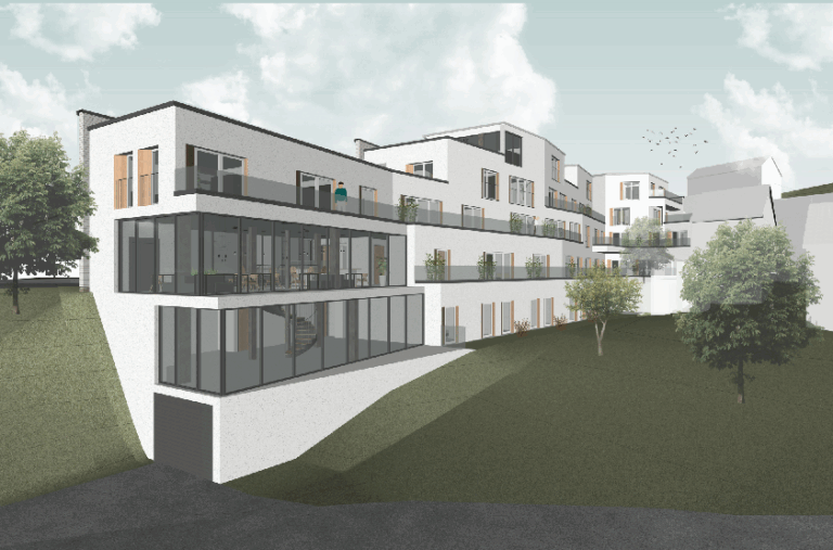 Wohnbebauung - 3D-Ansicht