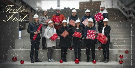 Das Team um Martin Eitel wünscht frohe Weihnachten 2022.